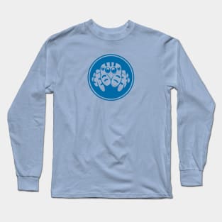 Jumping spider, naturally born cuter in blue Long Sleeve T-Shirt